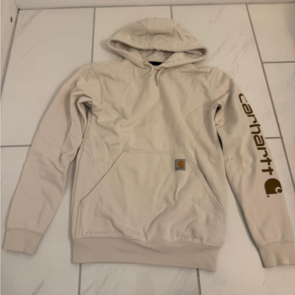 Carhartt Cream Loose Fit Sweatshirt